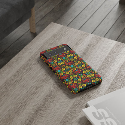 Tough Cases, Cancer, Zodiac v2, Flower Pattern