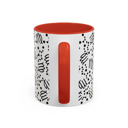 Accent Coffee Mug with the Virgo sign (11, 15oz)