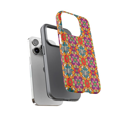 Tough Cases, Scorpio, Zodiac v3, Flower Pattern