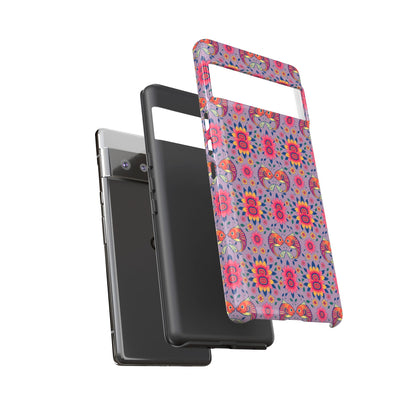 Tough Cases, Pisces, Zodiac v3, Flower Pattern