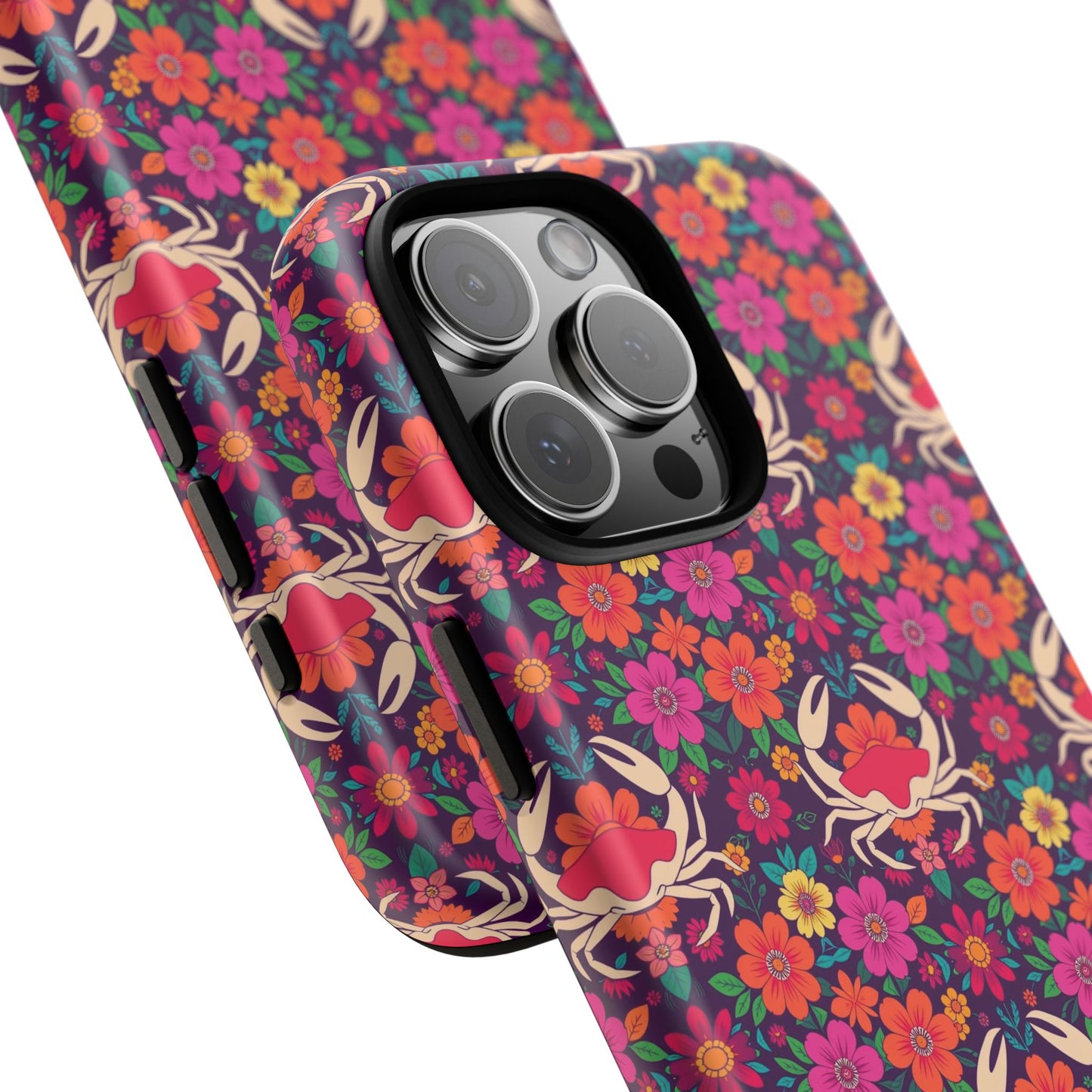 Tough Cases, Cancer, Zodiac v1, Flower Pattern