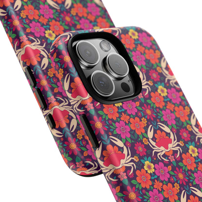 Tough Cases, Cancer, Zodiac v1, Flower Pattern