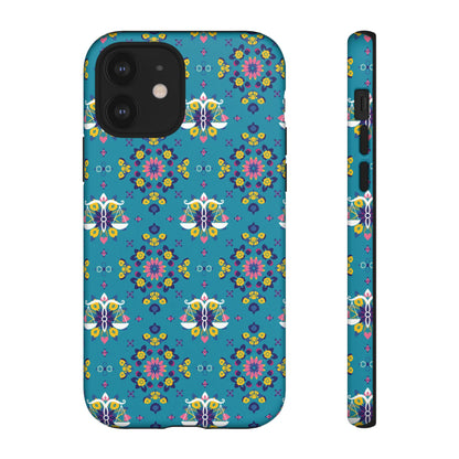 Tough Cases, Libra, Zodiac v2, Flower Pattern
