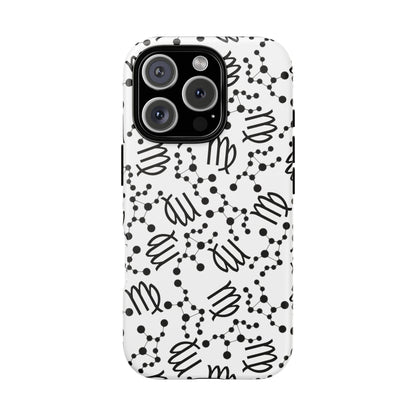 Tough Cases with the Virgo Zodiac sign for iPhone, Samsung Galaxy, and Google Pixel devices