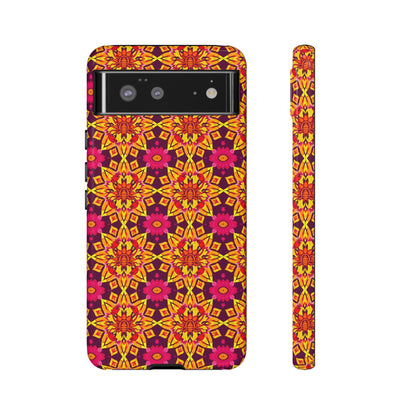 Tough Cases, Scorpio, Zodiac v1, Flower Pattern