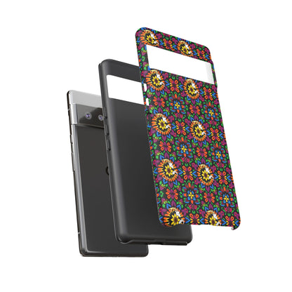 Tough Cases, Capricorn, Zodiac v2, Flower Pattern