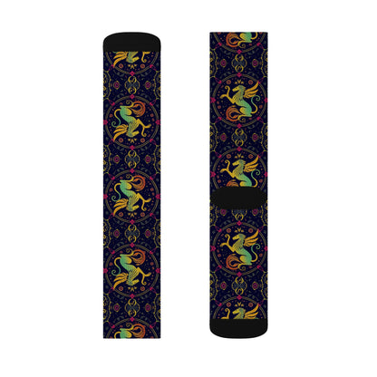 Sublimation Socks, Virgo, Zodiac v3, Pattern
