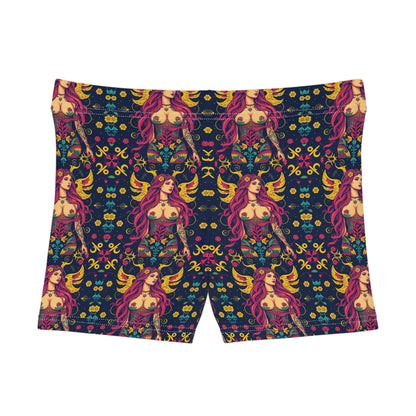 Women's Shorts, (AOP), Gemini, Zodiac v2, Sexy Pattern
