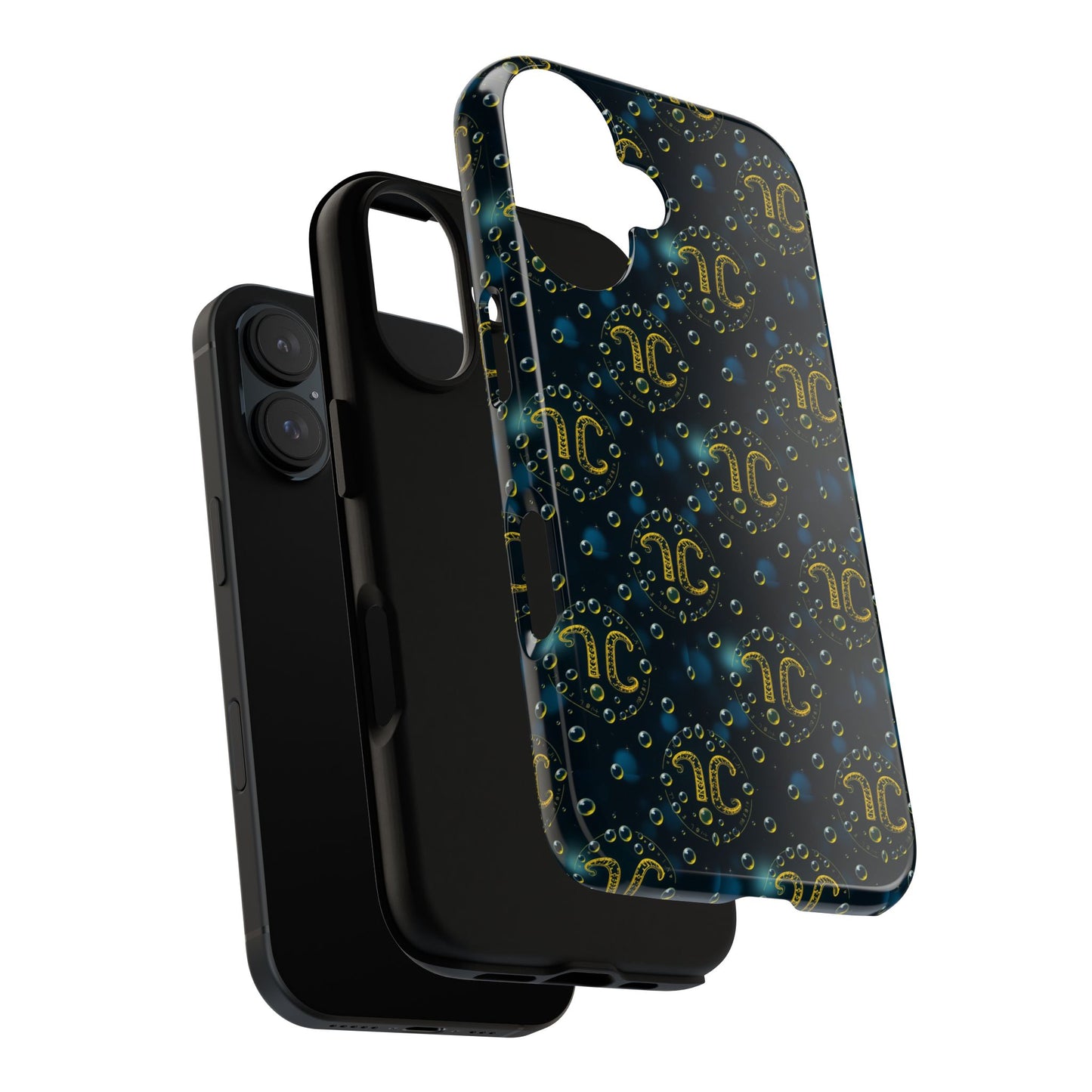 Tough Cases, Aquarius, Zodiac v2, Bubble Pattern