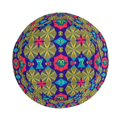 Bucket Hat, (AOP), Aquarius, Zodiac v1, Shape Pattern