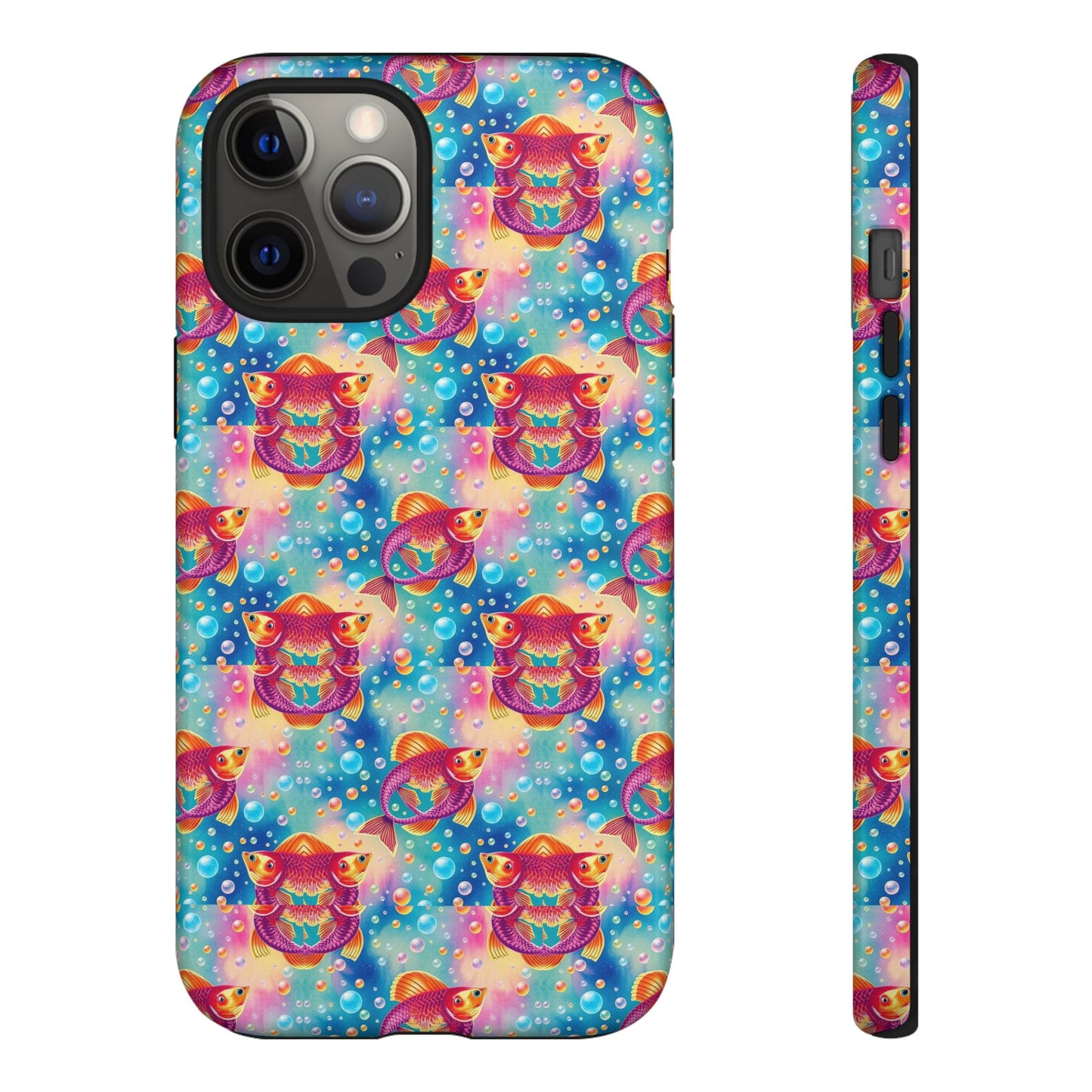 Tough Cases, Pisces, Zodiac v1, Bubble Pattern