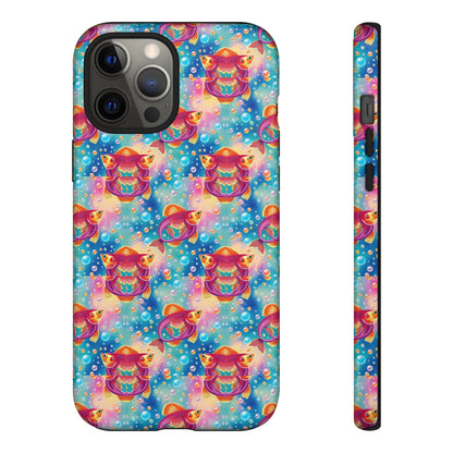 Tough Cases, Pisces, Zodiac v1, Bubble Pattern
