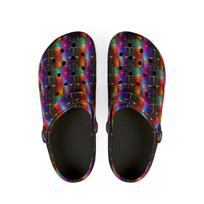 EVA Foam Rubber Shoes, (AOP), Libra, Zodiac v1, Pattern