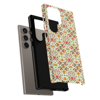Tough Cases, Aries, Zodiac, Flower Pattern