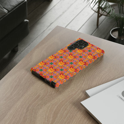 Tough Cases, Aries, Zodiac v1, Flower Pattern
