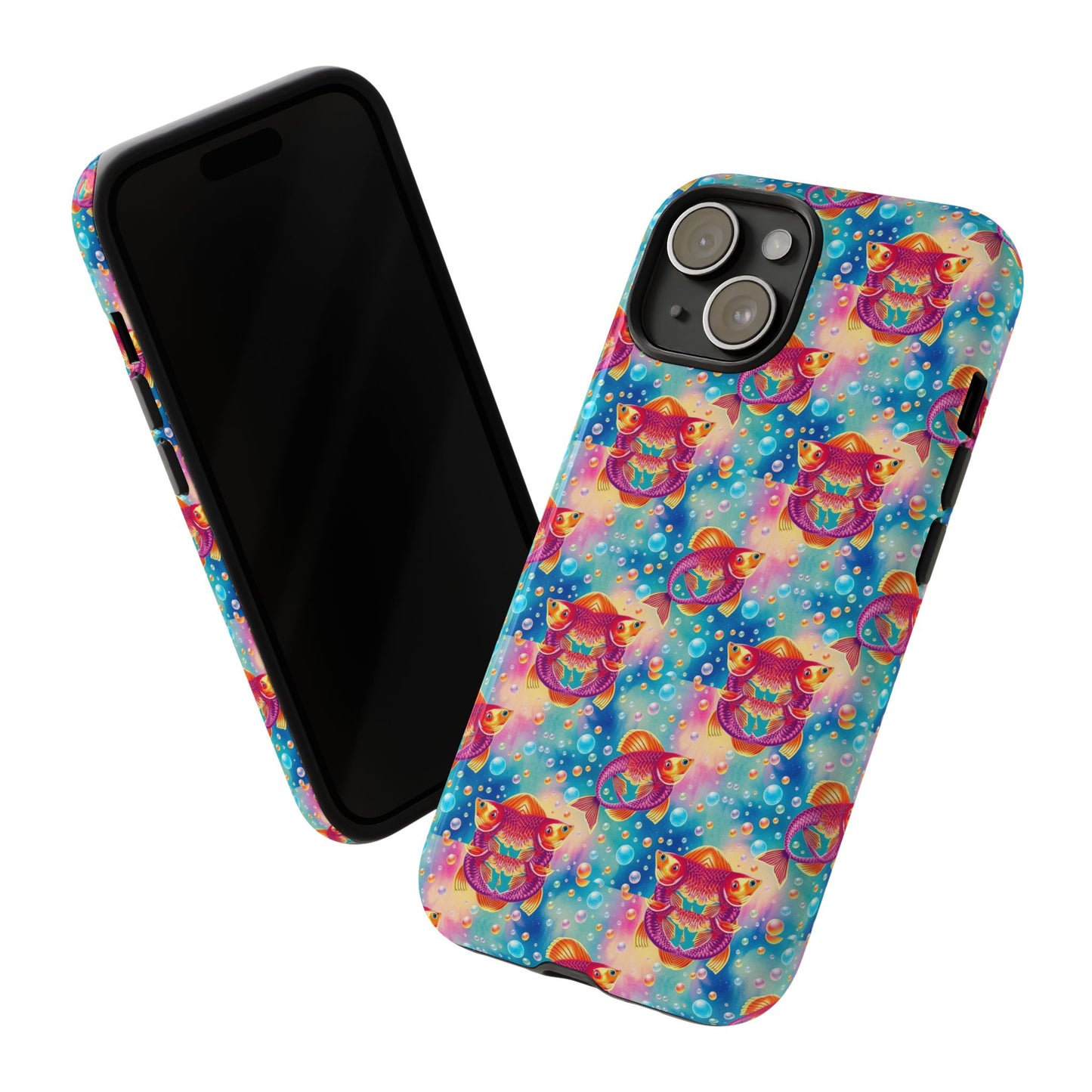Tough Cases, Pisces, Zodiac v1, Bubble Pattern