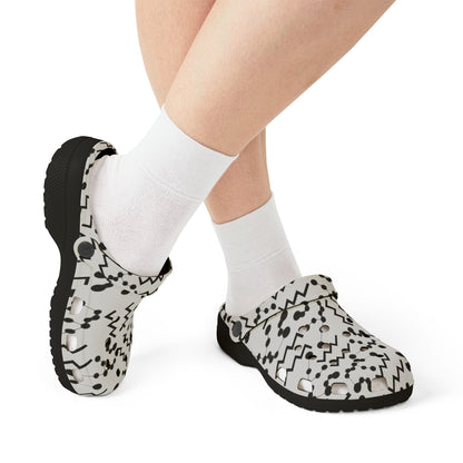 EVA Foam Rubber Shoes (AOP), Material 100% EVA, Aquarius Zodiac Design