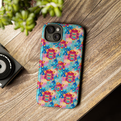 Tough Cases, Pisces, Zodiac v1, Bubble Pattern