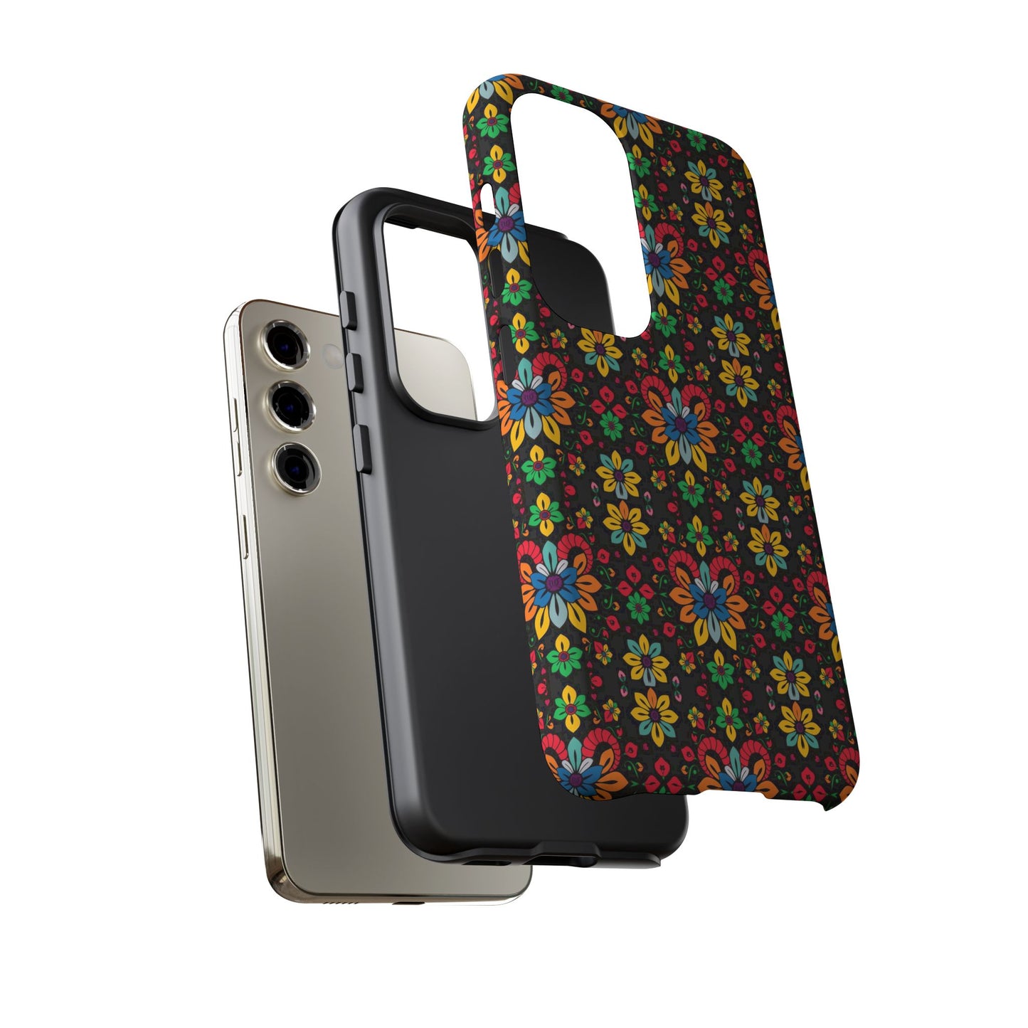 Tough Cases, Aries, Zodiac v2, Flower Pattern