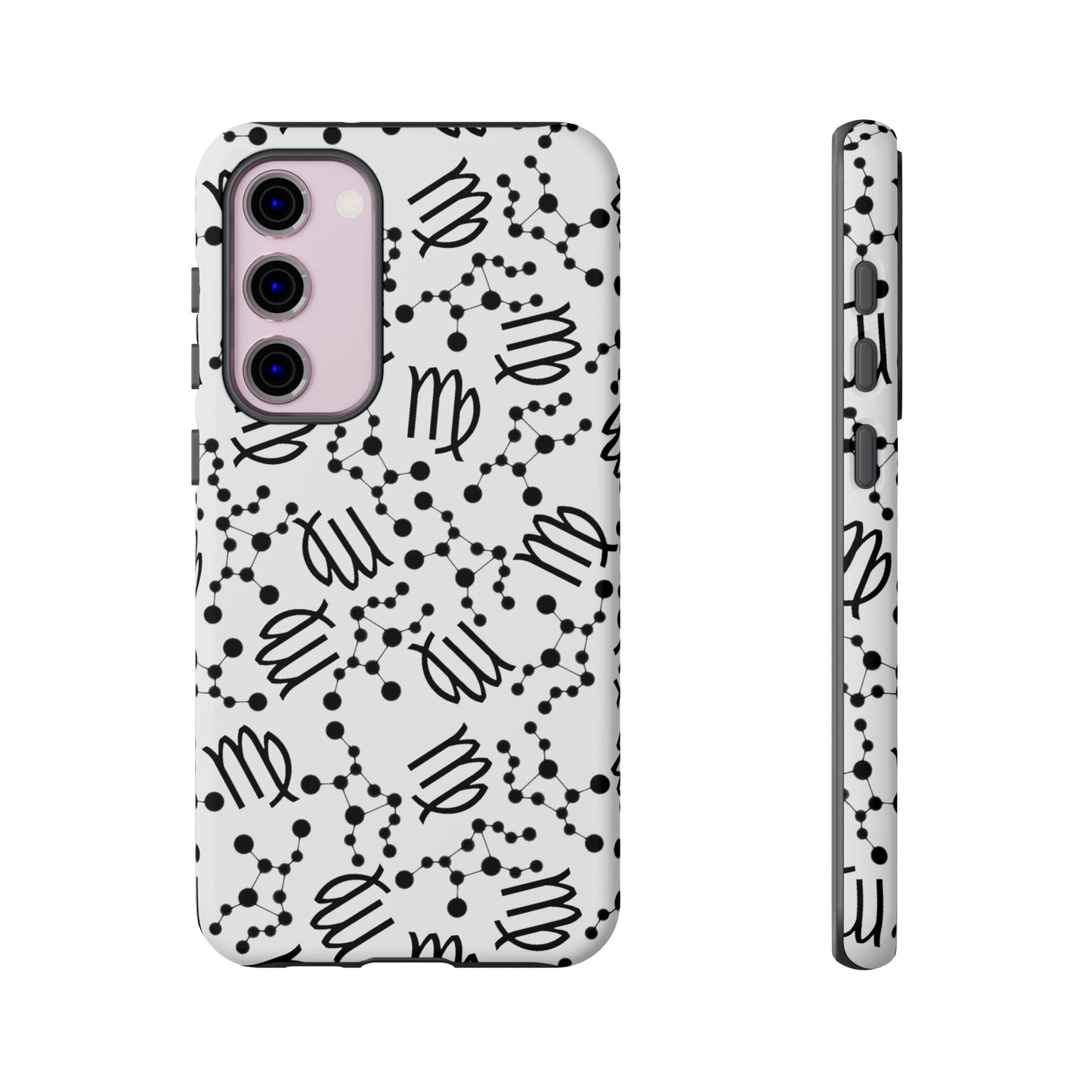 Tough Cases with the Virgo Zodiac sign for iPhone, Samsung Galaxy, and Google Pixel devices