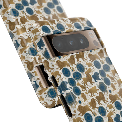 Tough Cases, Leo, Zodiac v2, Metal Pattern