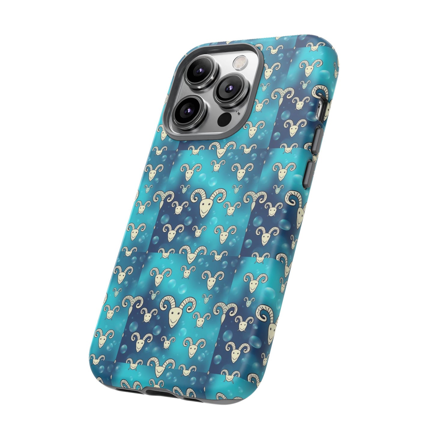 Tough Cases, Aries, Zodiac v1, Bubble Pattern