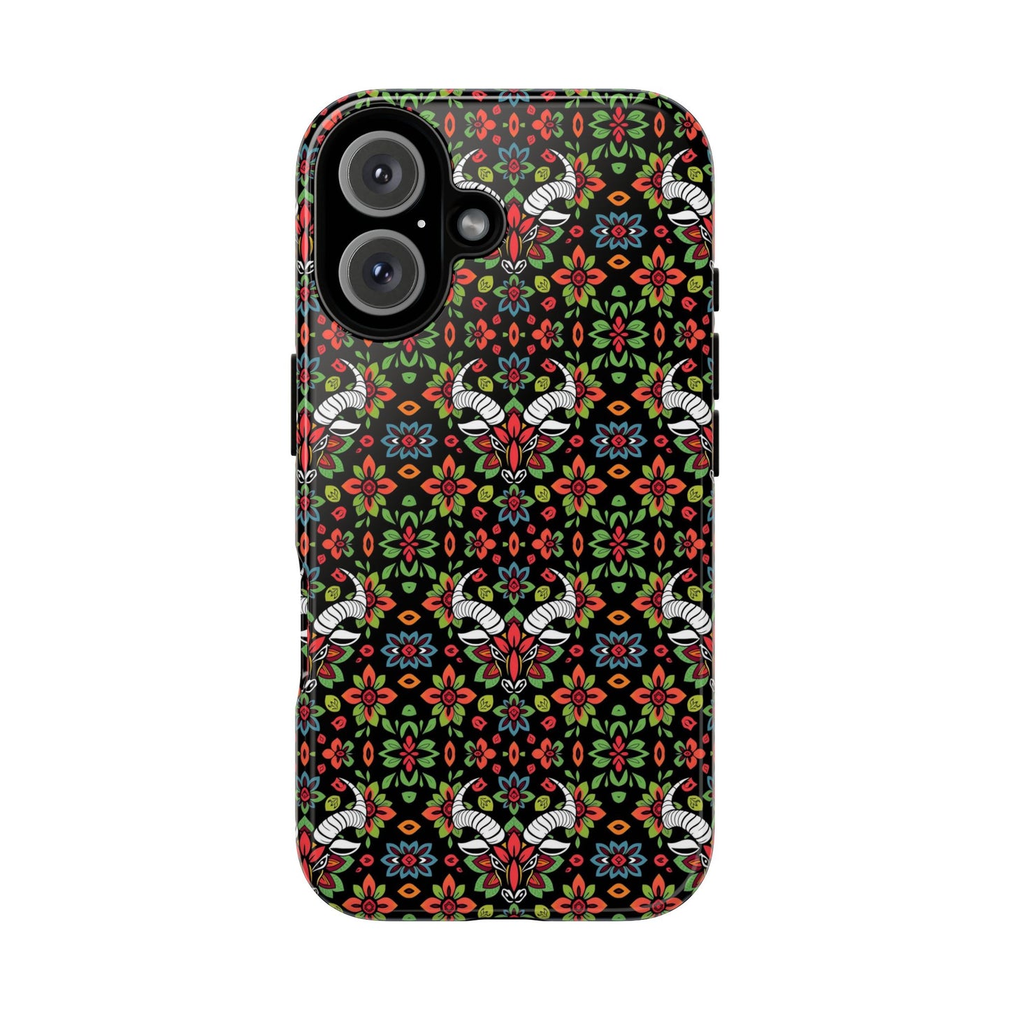 Tough Cases, Taurus, Zodiac v2, Flower Pattern