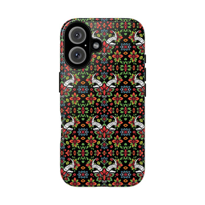 Tough Cases, Taurus, Zodiac v2, Flower Pattern
