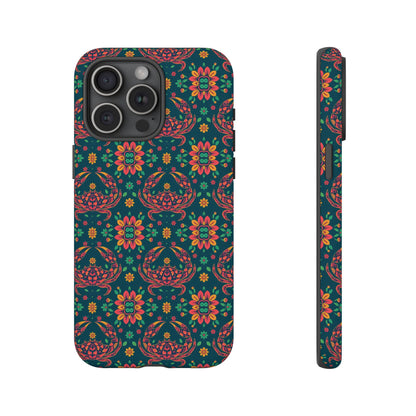 Tough Cases, Cancer, Zodiac v4, Flower Pattern