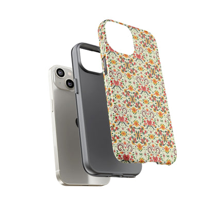 Tough Cases, Aries, Zodiac, Flower Pattern