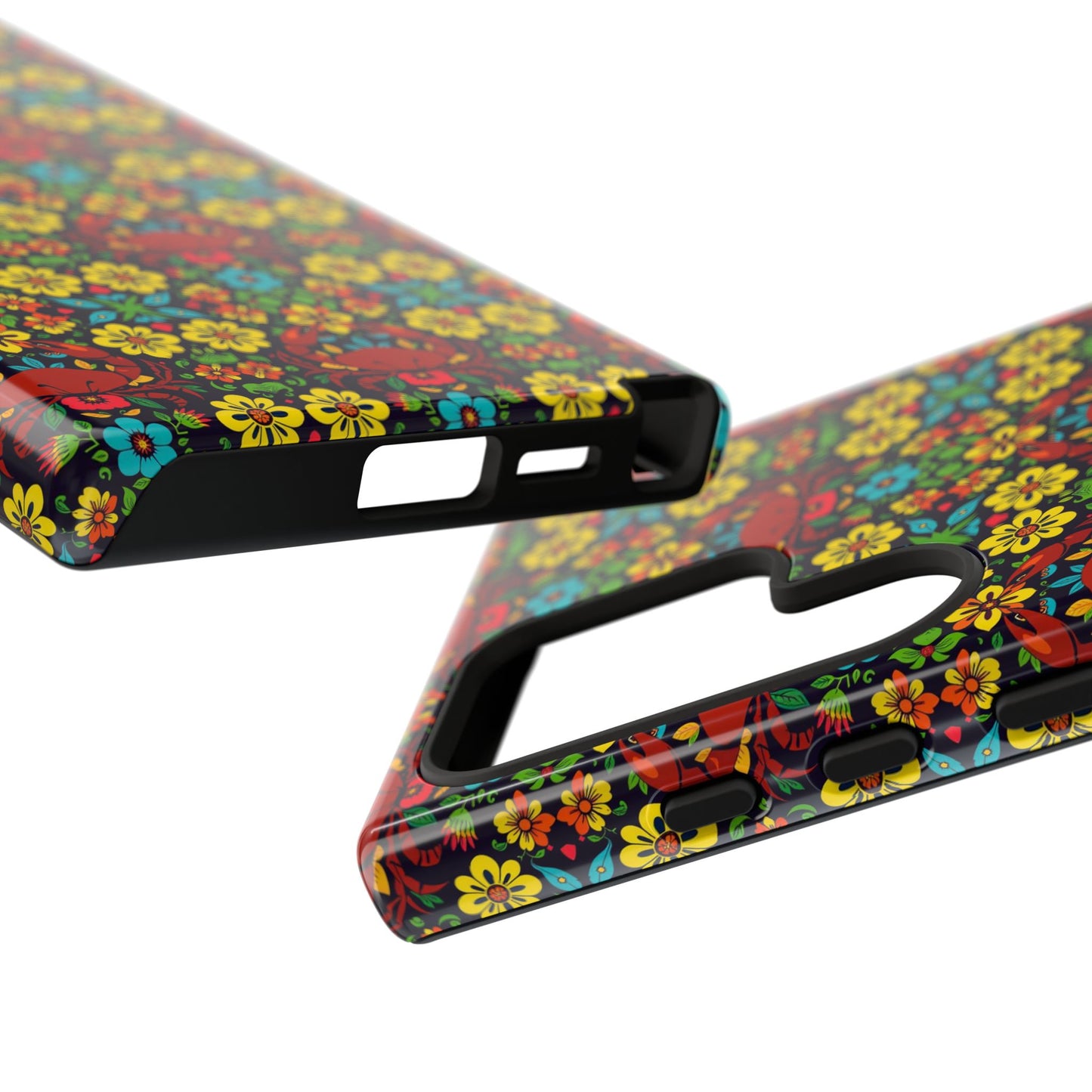 Tough Cases, Cancer, Zodiac v2, Flower Pattern