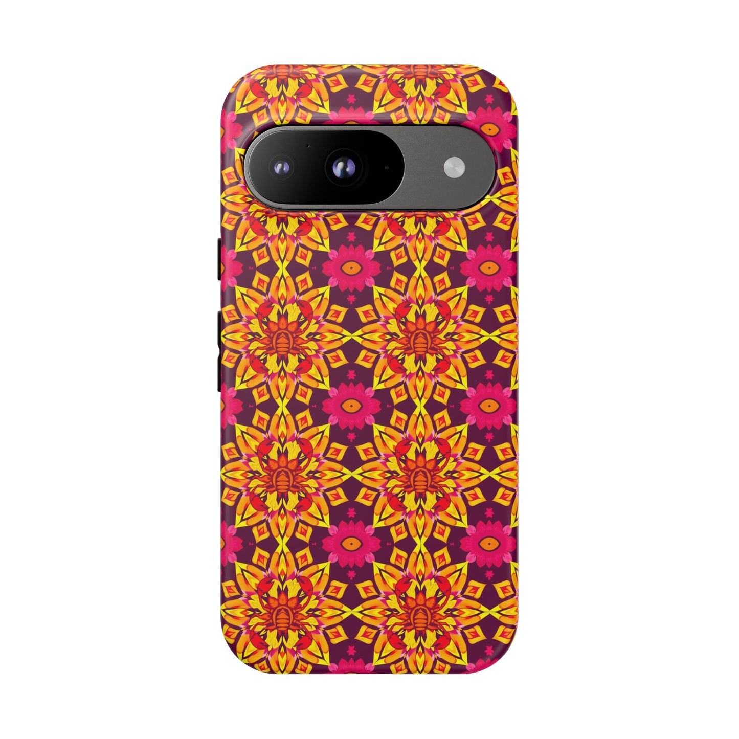 Tough Cases, Scorpio, Zodiac v1, Flower Pattern
