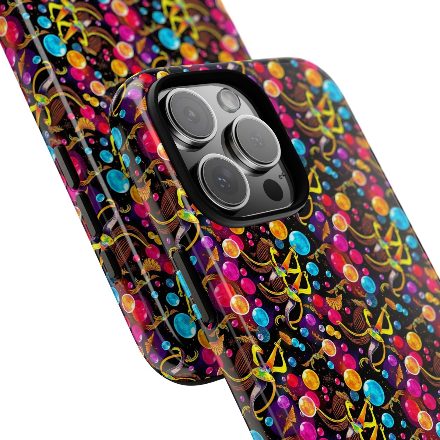 Tough Cases, Sagittarius, Zodiac v1, Bubble Pattern