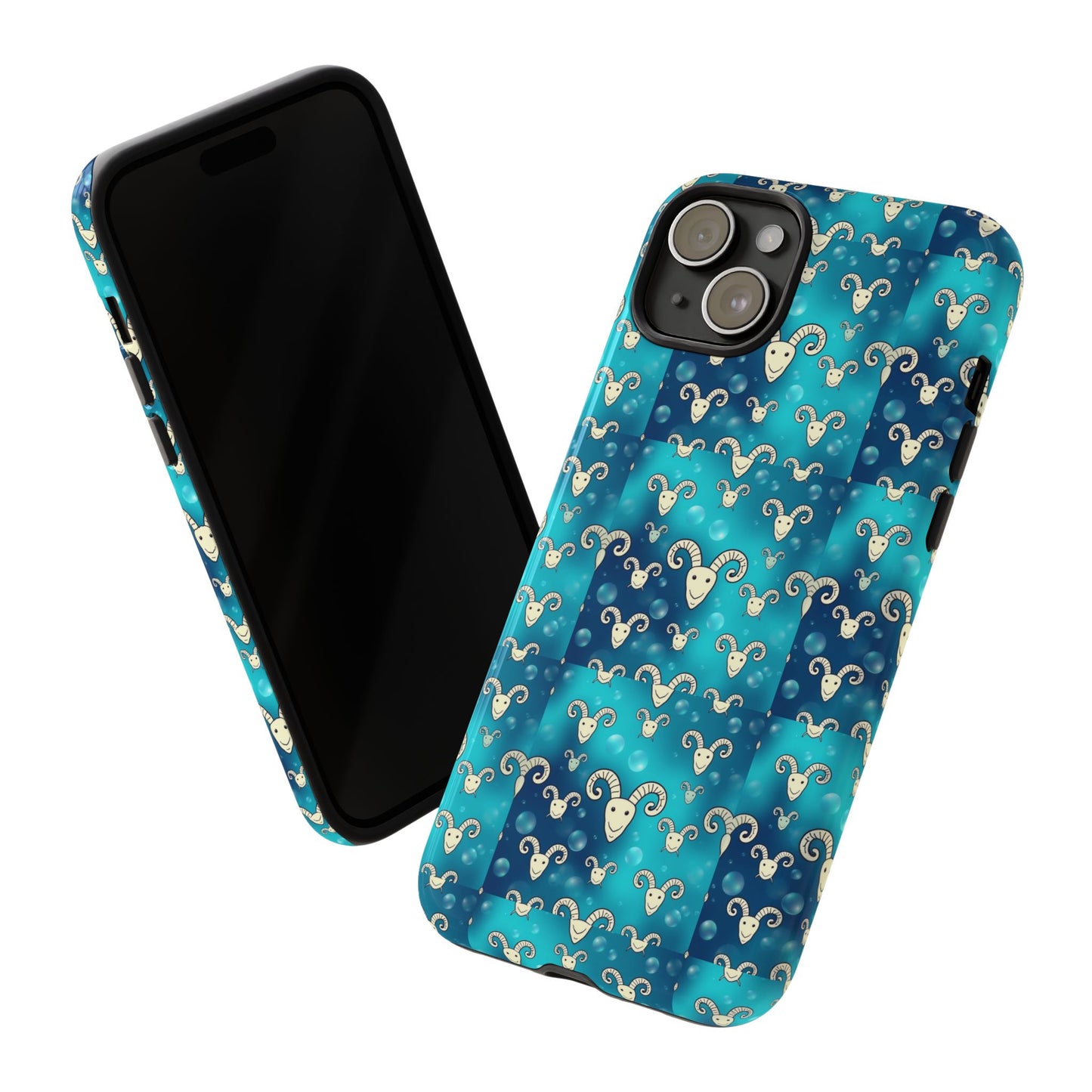 Tough Cases, Aries, Zodiac v1, Bubble Pattern