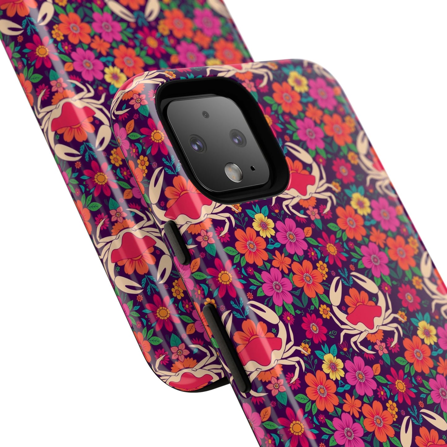 Tough Cases, Cancer, Zodiac v1, Flower Pattern