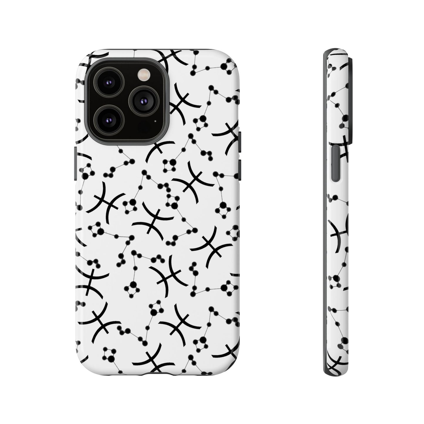 Tough Cases with the Pisces Zodiac sign for iPhone, Samsung Galaxy, and Google Pixel devices