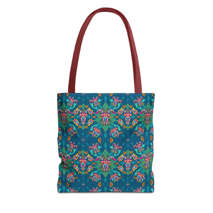 Tote Bag (AOP), Taurus, Zodiac v1, Jewel Pattern