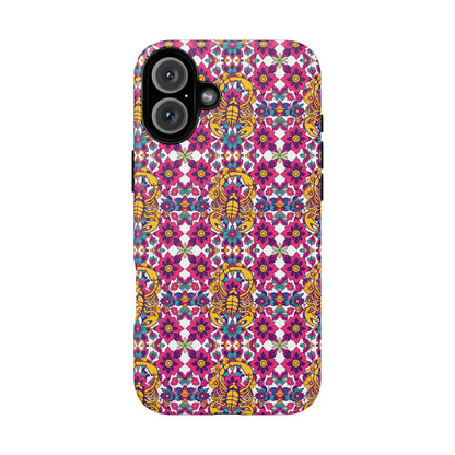 Tough Cases, Scorpio, Zodiac v2, Flower Pattern