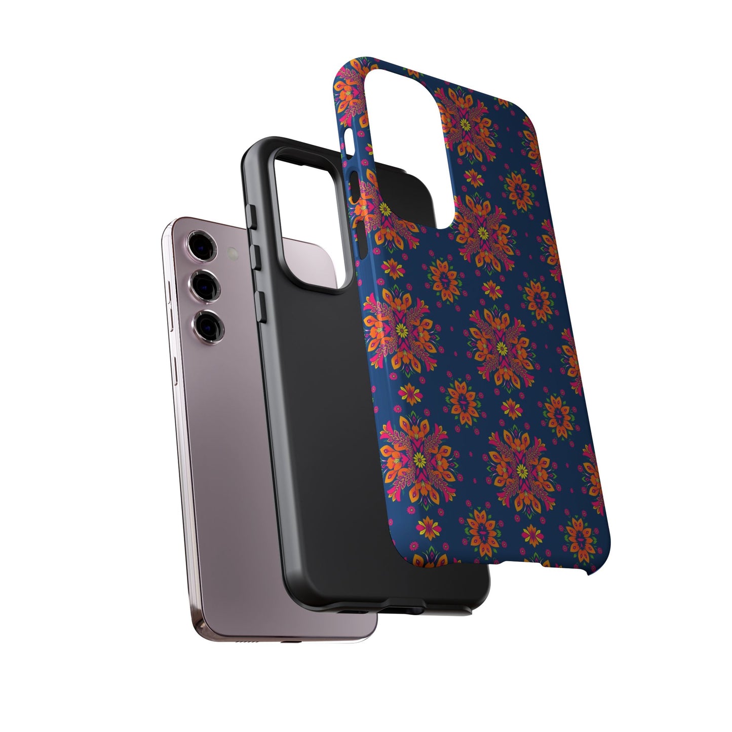Tough Cases, Gemini, Zodiac v2, Flower Pattern