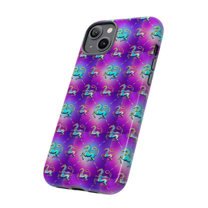 Tough Cases, Aquarius, Zodiac, Metal Pattern