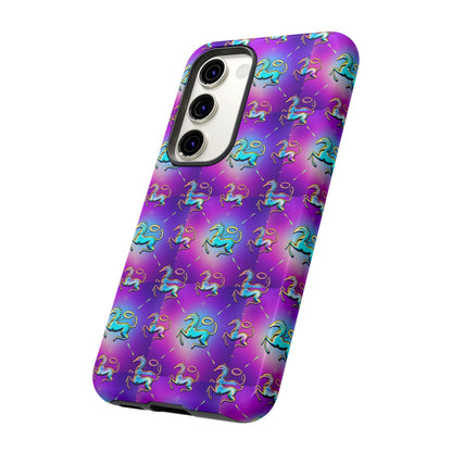 Tough Cases, Aquarius, Zodiac, Metal Pattern
