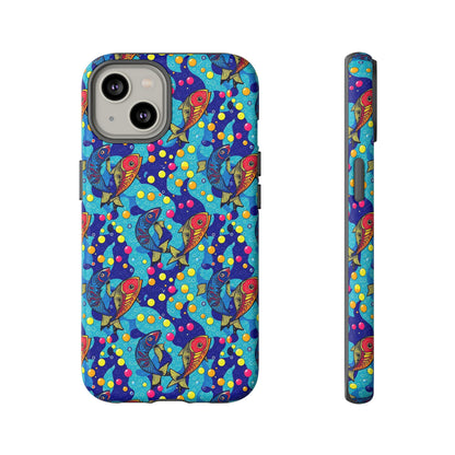 Tough Cases, Pisces, Zodiac v2, Bubble Pattern