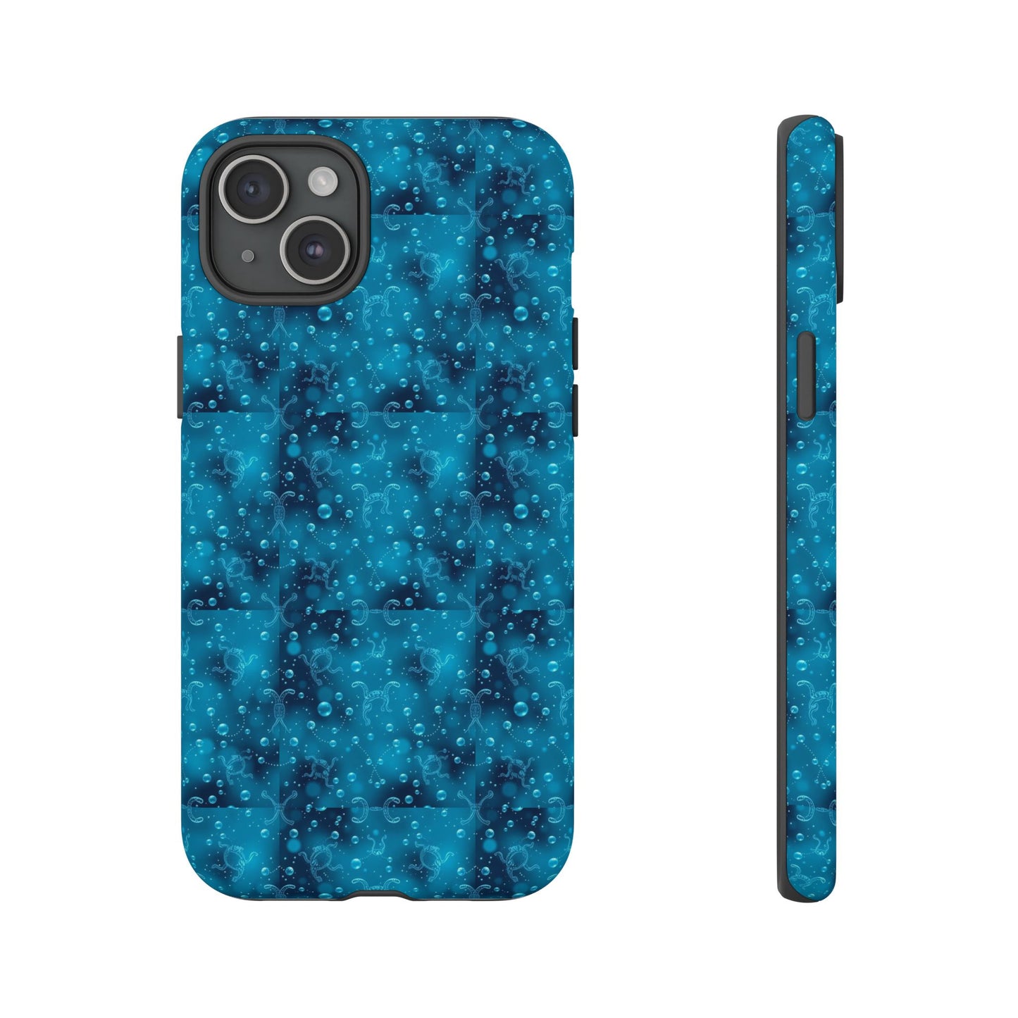 Tough Cases, Aquarius, Zodiac v3, Bubble Pattern