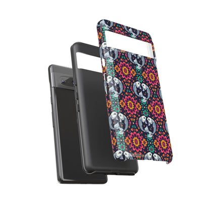 Tough Cases, Pisces, Zodiac v4, Flower Pattern