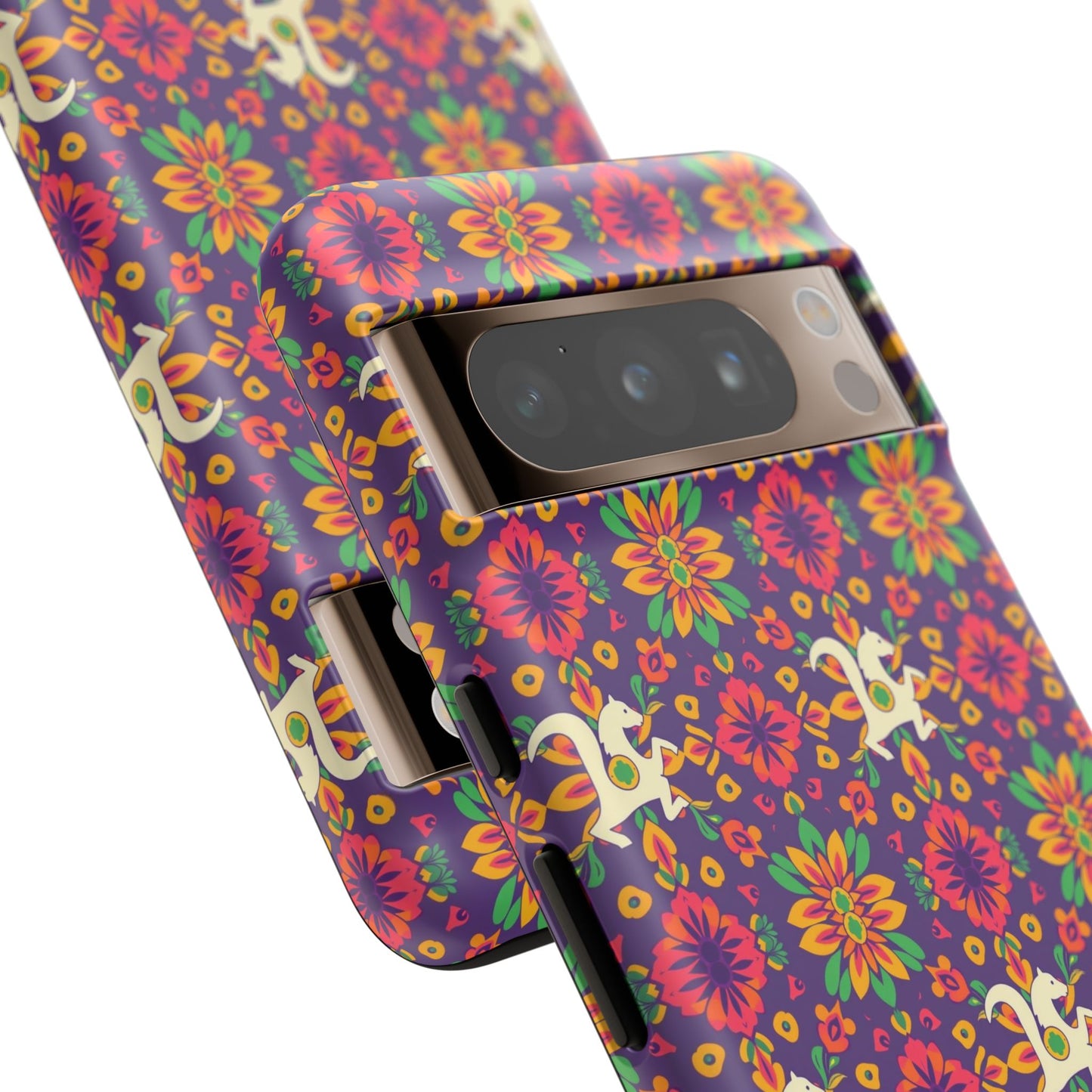 Tough Cases, Aquarius, Zodiac v1, Flower Pattern
