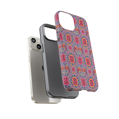 Tough Cases, Pisces, Zodiac v3, Flower Pattern
