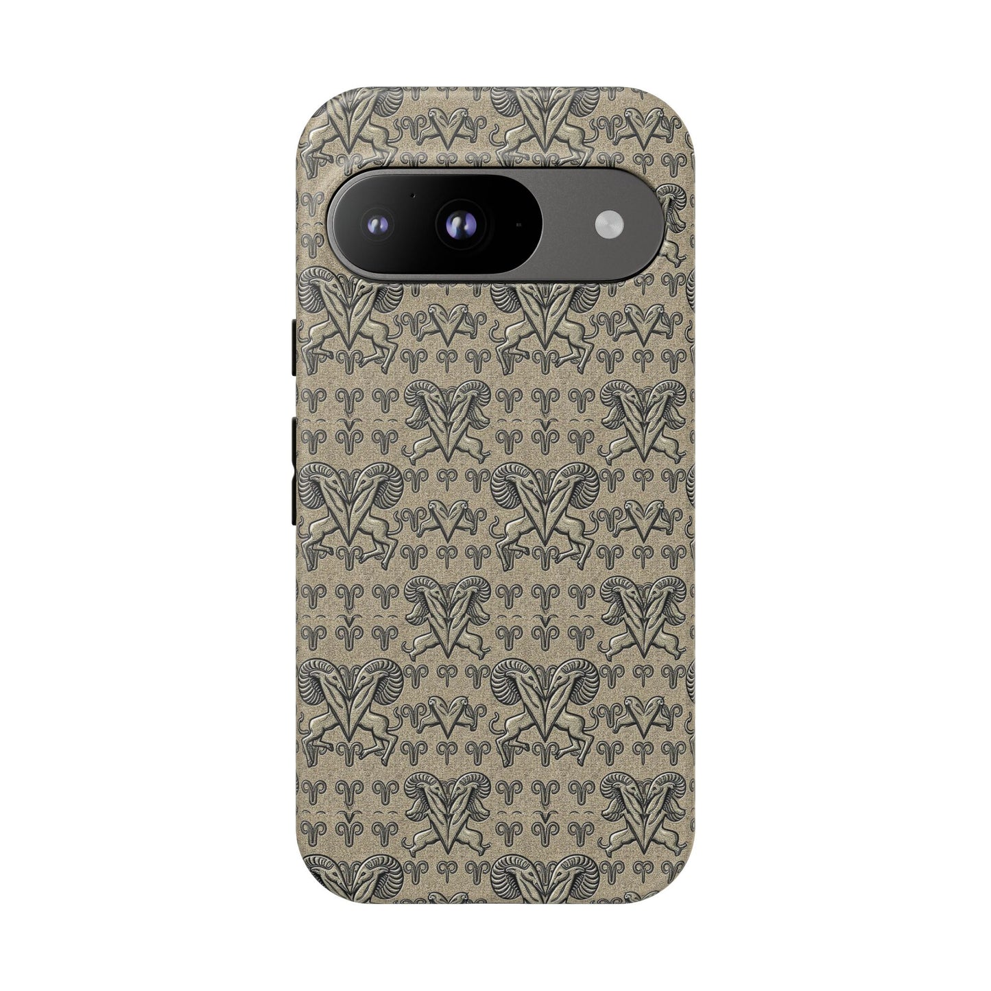 Tough Cases, Aries, Zodiac, Metal Pattern