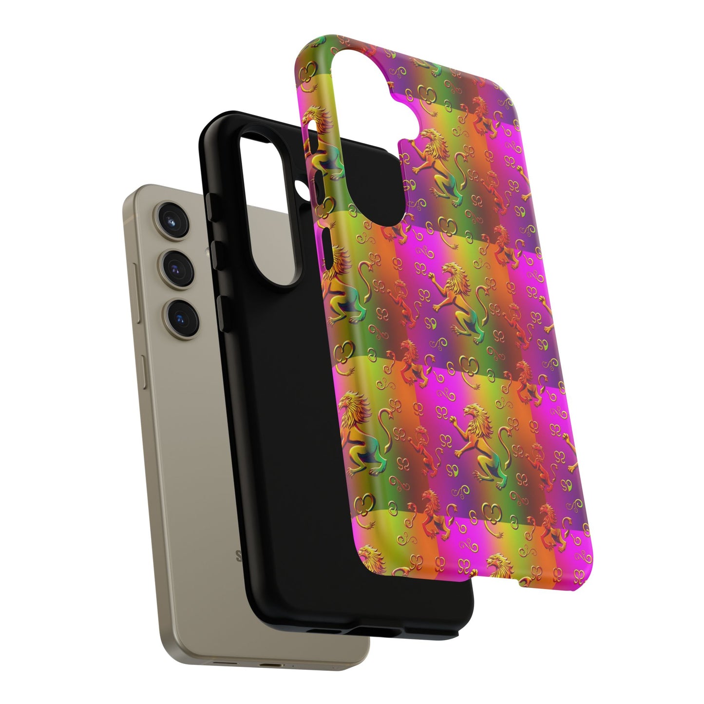 Tough Cases, Leo, Zodiac v1, Metal Pattern