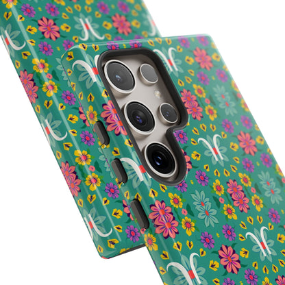Tough Cases, Aquarius, Zodiac v4, Flower Pattern