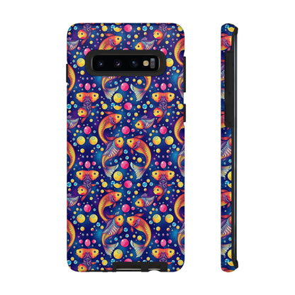 Tough Cases, Pisces, Zodiac, Bubble Pattern